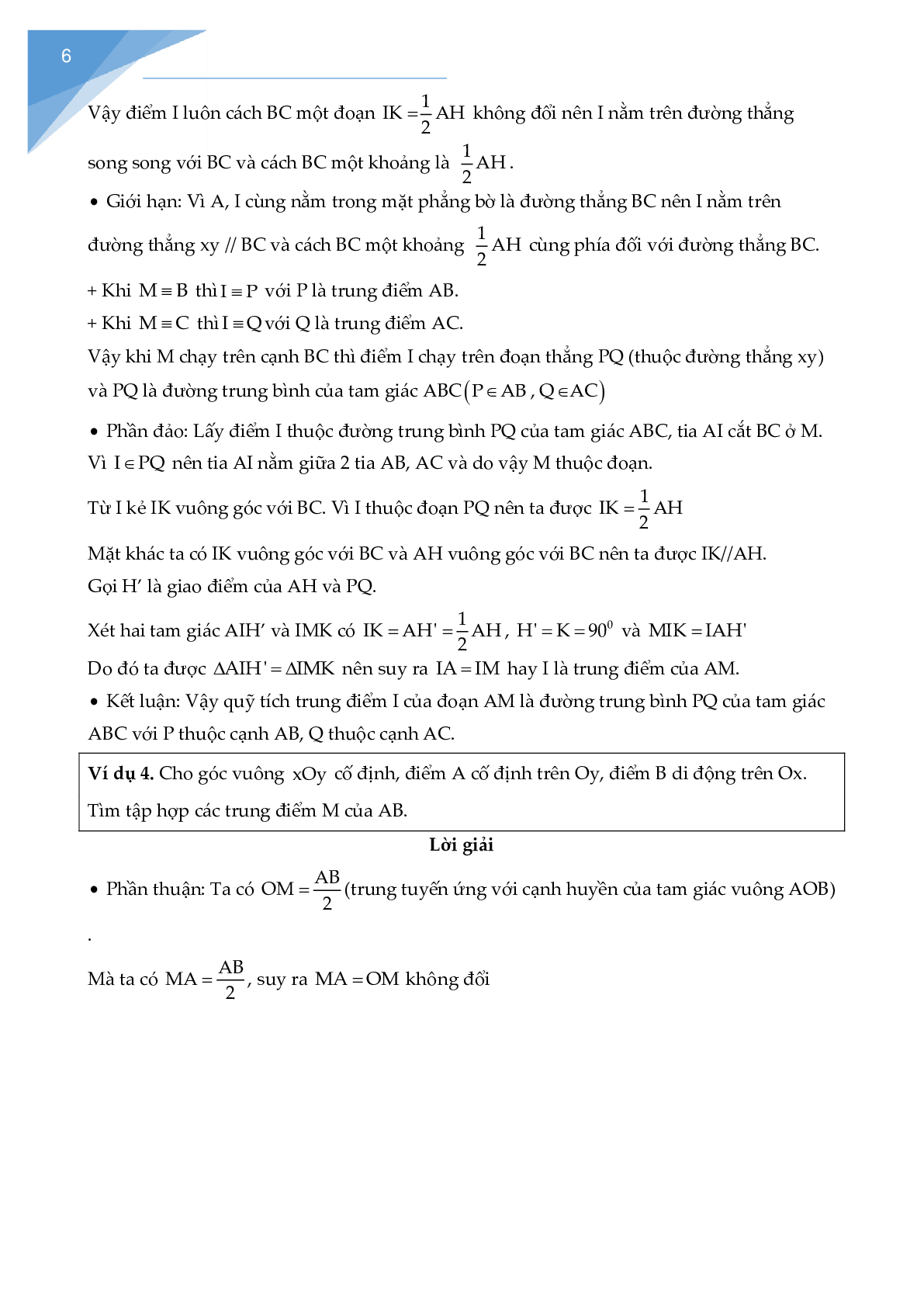 Chuyên đề các bài toán quỹ tích - tập hợp điểm (trang 7)