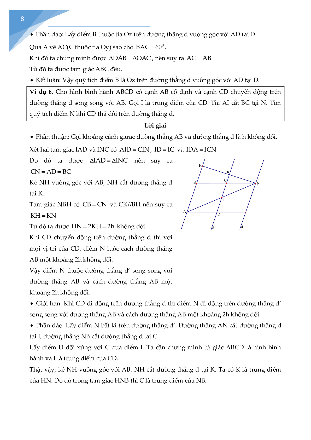 Chuyên đề các bài toán quỹ tích - tập hợp điểm (trang 9)
