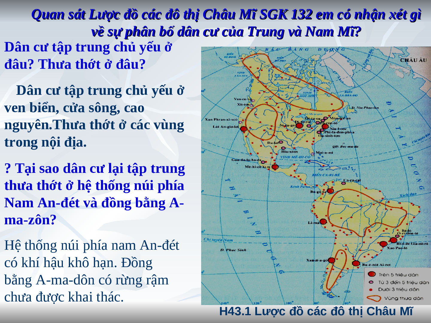 Giáo án Địa lí 7 Bài 43: Dân cư, xã hội Trung và Nam Mĩ (trang 9)