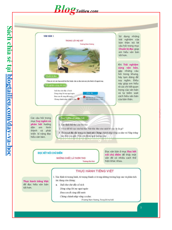 Ngữ văn lớp 8 Tập 1 Chân trời sáng tạo pdf (trang 3)