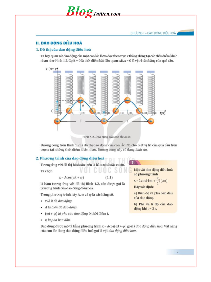 Vật lí lớp 11 Kết nối tri thức pdf (trang 7)