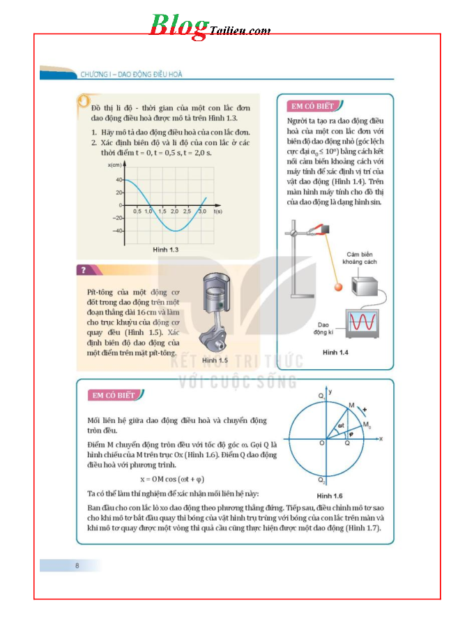 Vật lí lớp 11 Kết nối tri thức pdf (trang 8)