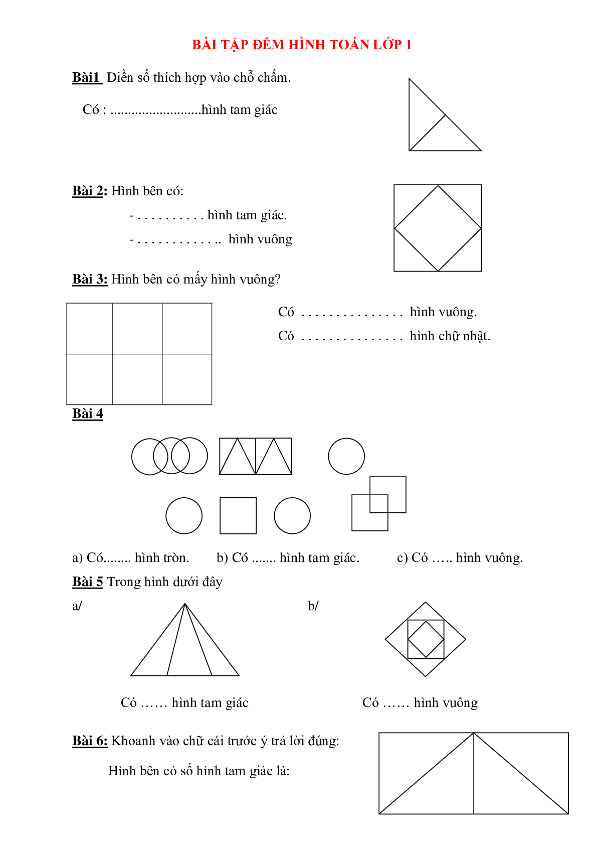Câu hỏi đếm số hình tam giác dành cho học sinh lớp 1 có đến 90 dân mạng  phải bó tay chỉ vì không nhìn ra một điểm  Netizen  Việt Giải Trí