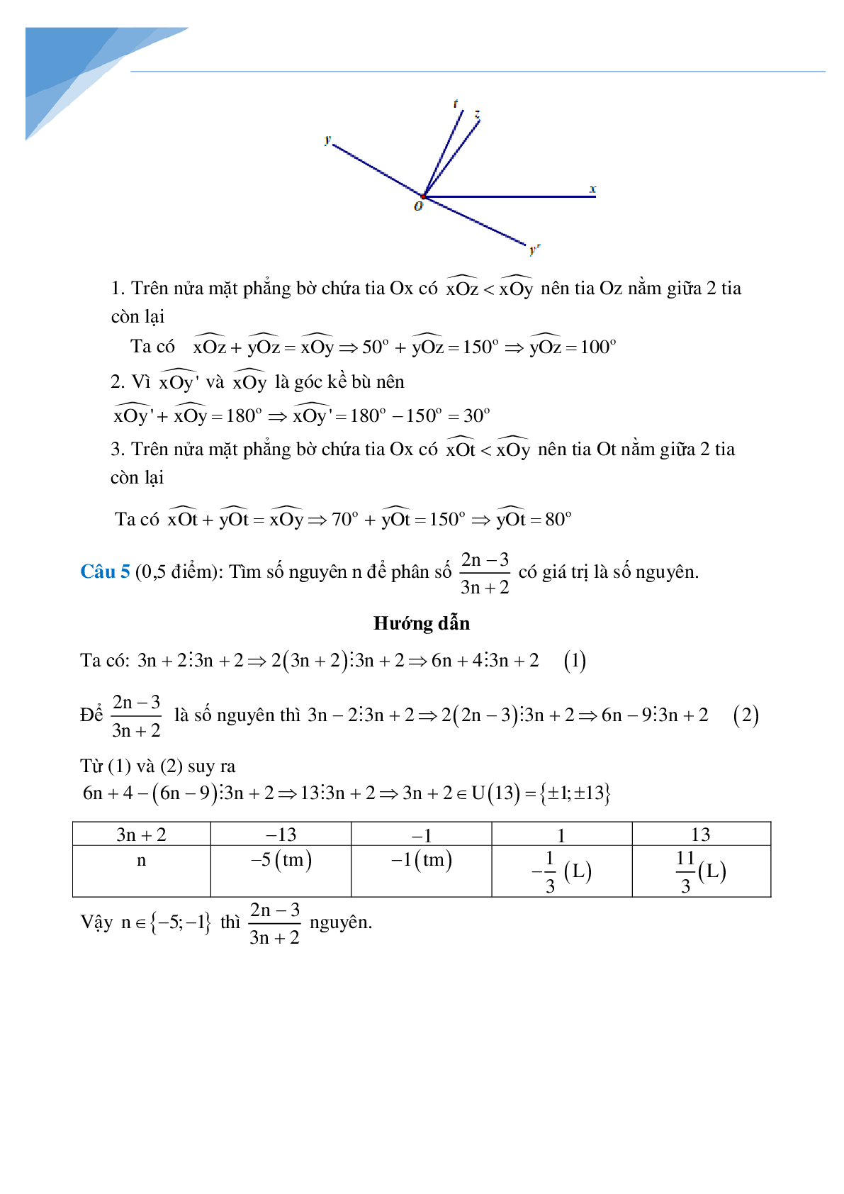 Bộ đề thi giữa kì 2 môn toán lớp 6 các trường Hà Nội (trang 10)