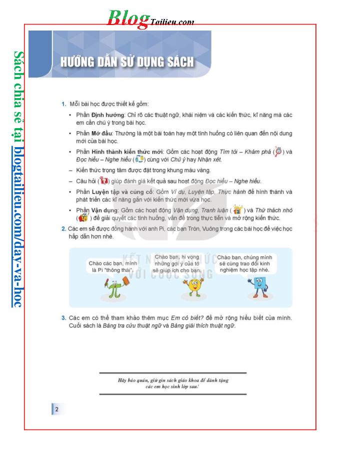 Toán lớp 8 Tập 1 Kết nối tri thức pdf (trang 2)