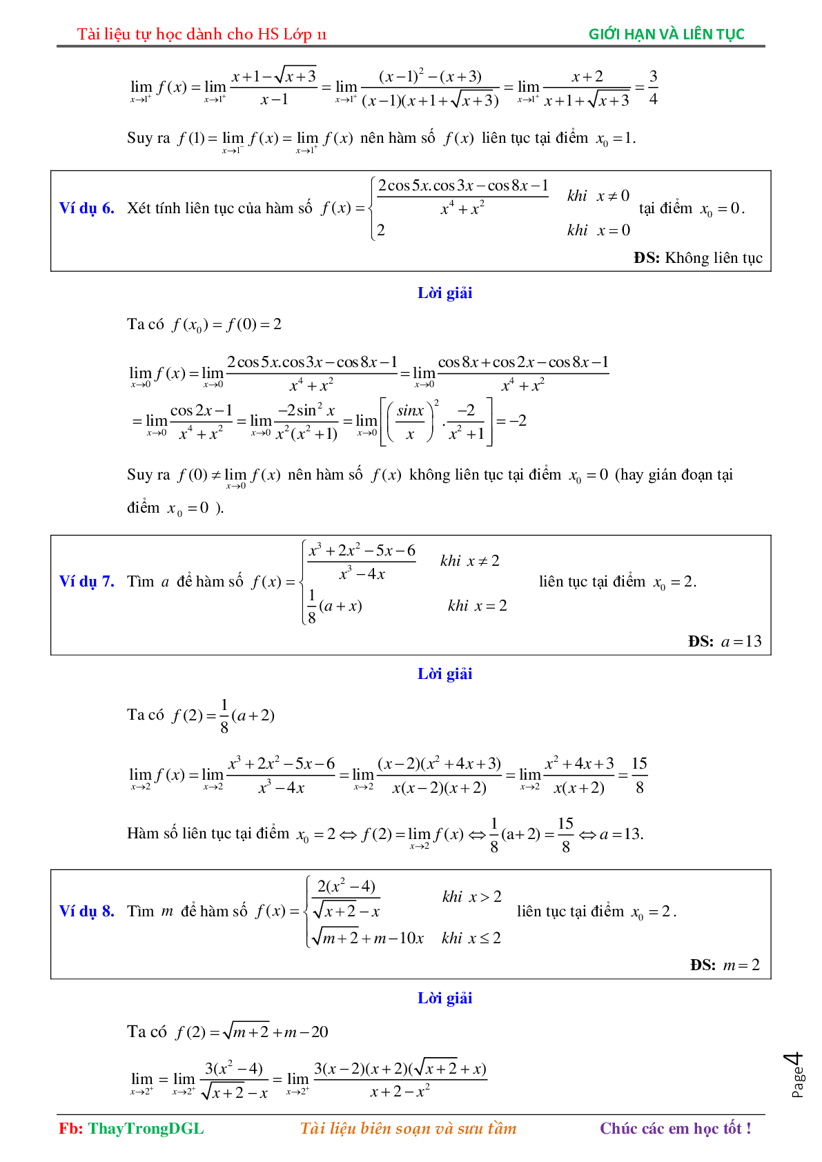 Tài liệu tự học hàm số liên tục (trang 4)