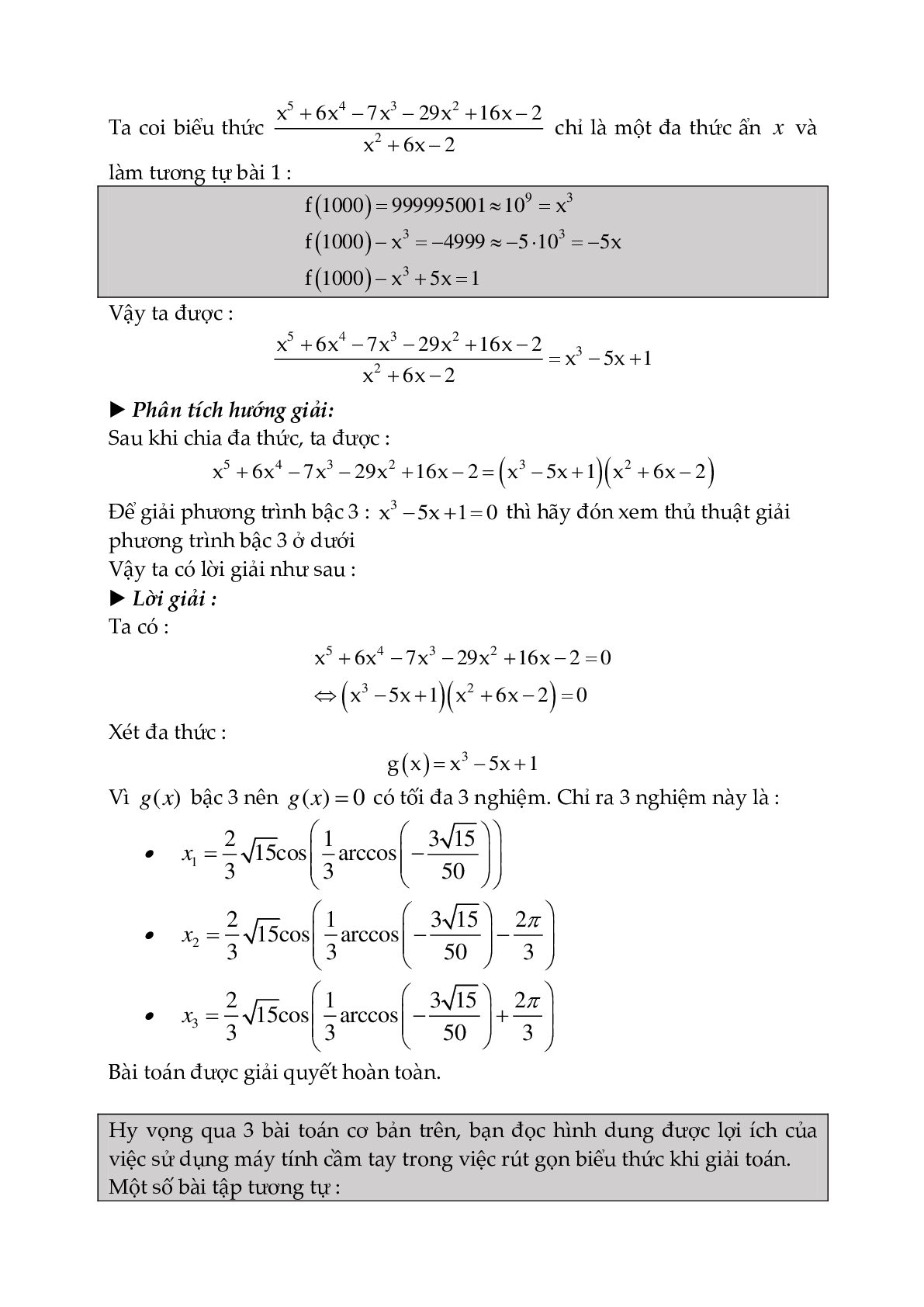 Kĩ năng sử dụng máy tính Casio trong giải toán (trang 8)