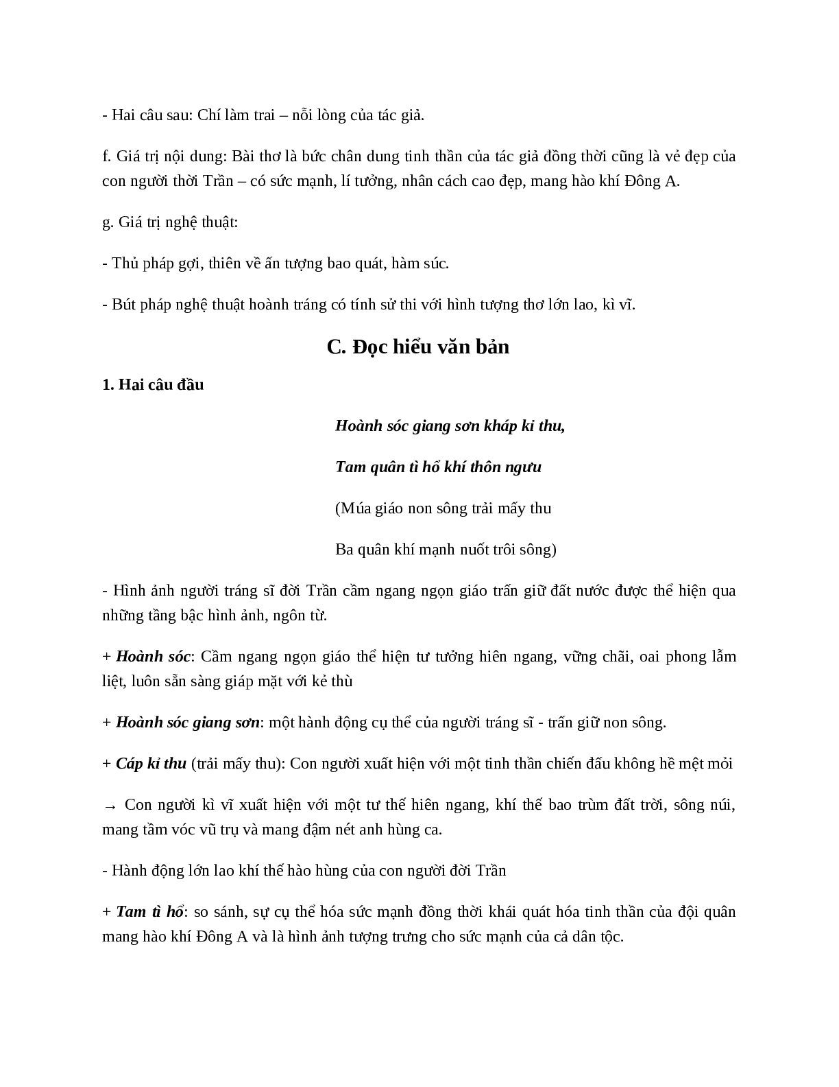 Tỏ lòng (Thuận hoài) - Tác giả tác phẩm - Ngữ văn lớp 10 (trang 3)