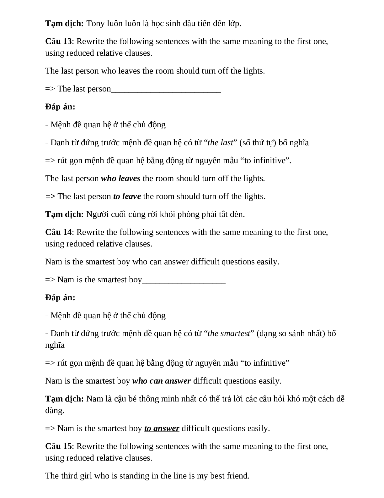 12 câu Trắc nghiệm Tiếng Anh lớp 11 Unit 8 có đáp án năm 2023 (trang 9)