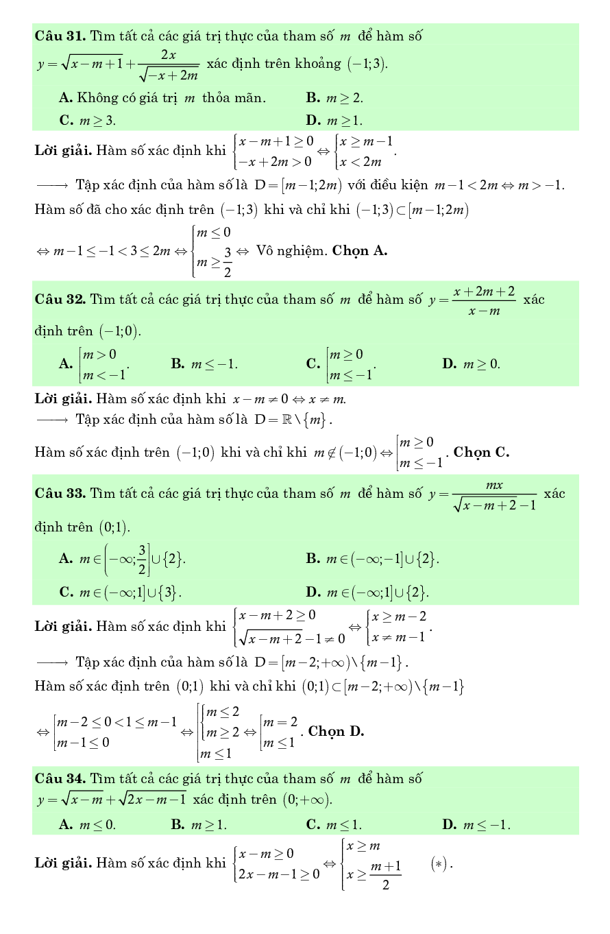 Chuyên đề về hàm số bậc nhất và bậc hai (trang 9)