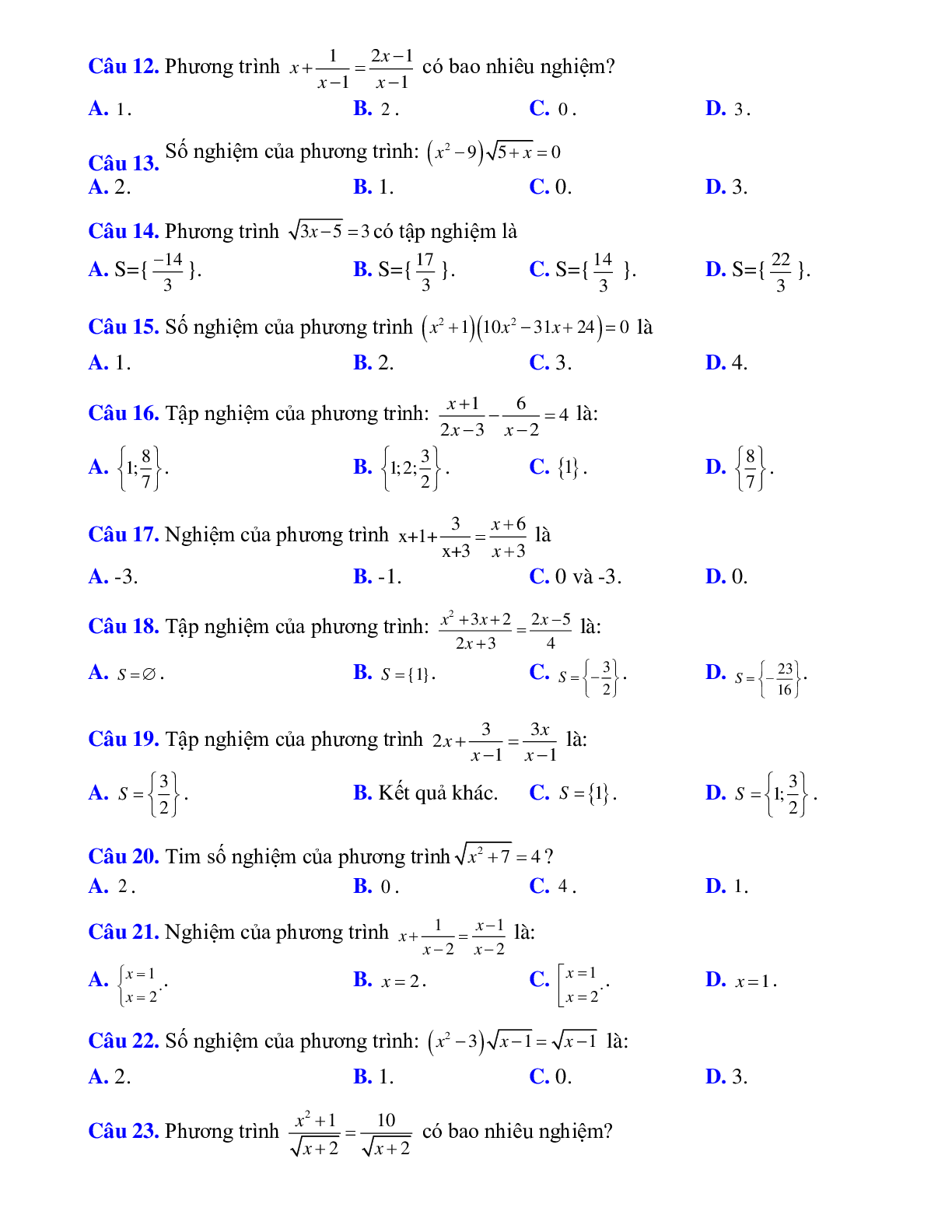 Giải phương trình (trang 4)