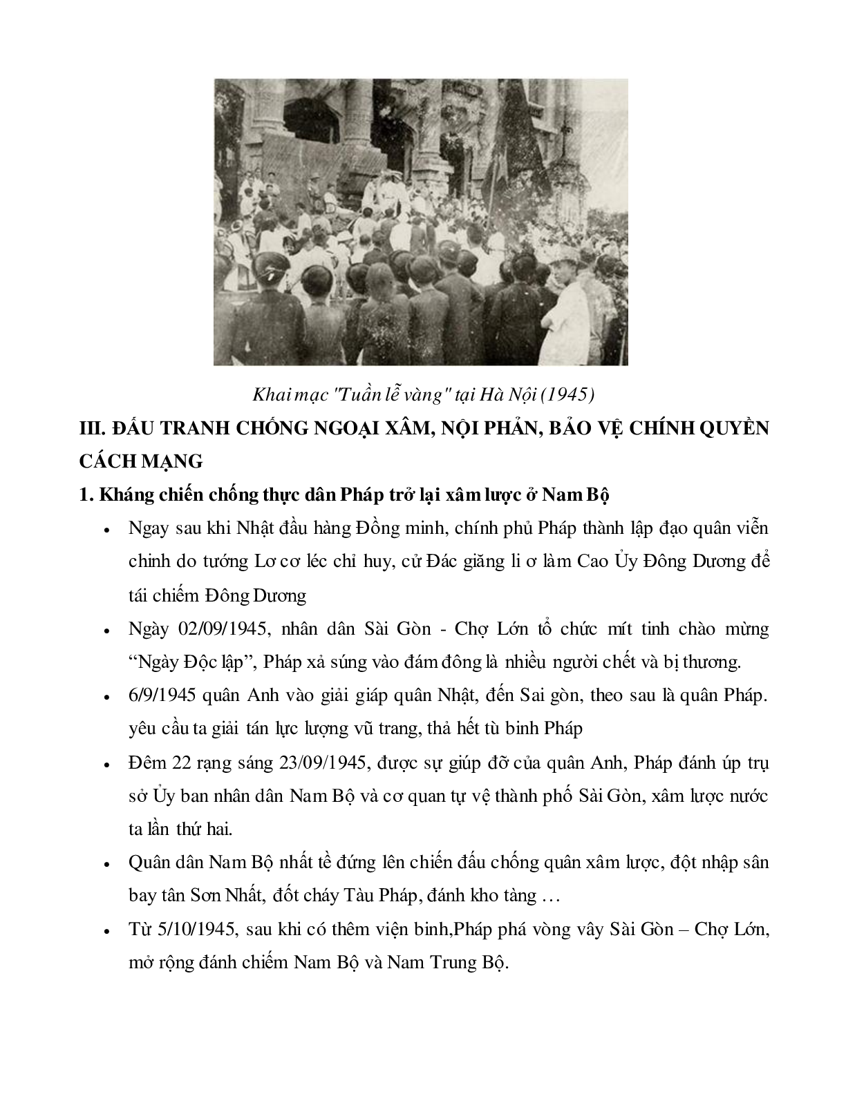 Lý thuyết môn Lịch sử 12 - bài 17: Nước Việt Nam Dân chủ Cộng hòa từ sau ngày 2-9-1945 đến trước ngày 19-12-1946 mới nhất (trang 7)
