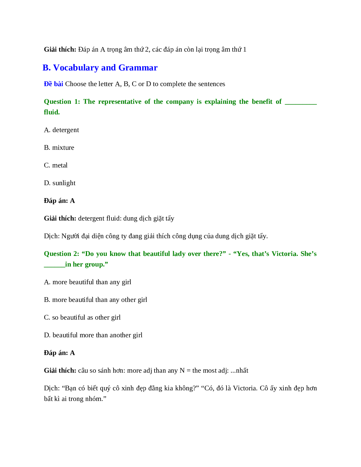 60 câu Trắc nghiệm Tiếng Anh 8 Unit 10 có đáp án 2023: Recycling (trang 6)