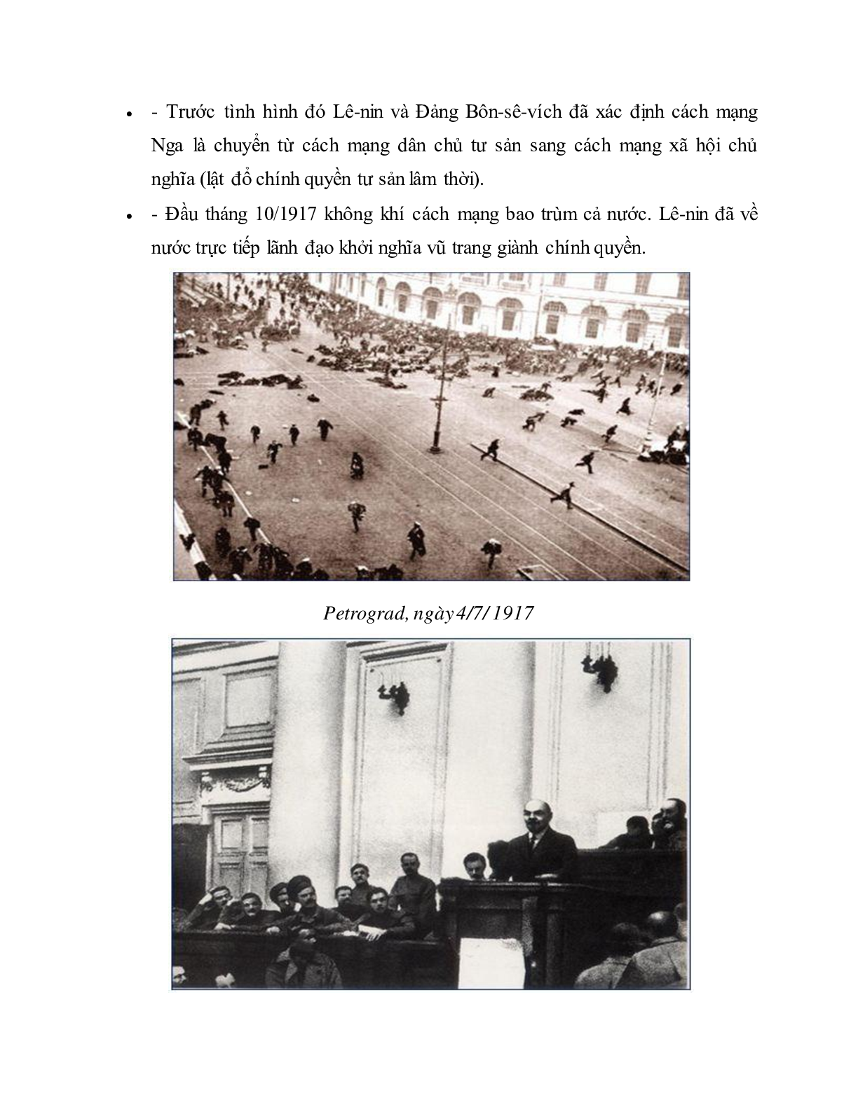 Lý thuyết Lịch sử 11: Bài 9: Cách mạng tháng Mười Nga năm 1917 và cuộc đấu tranh bảo vệ cách mạng (1917 - 1921) mới nhất (trang 4)