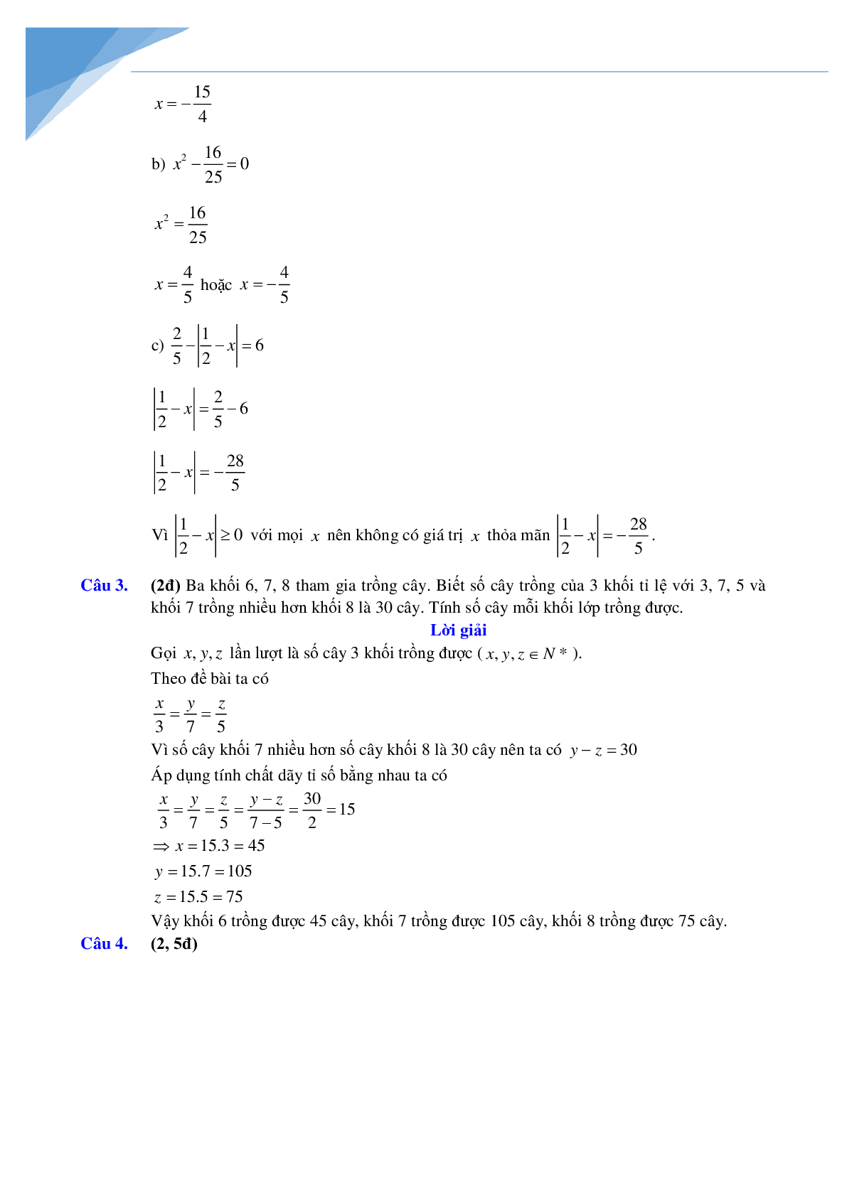 Bộ đề giữa kì 1 môn toán lớp 7 Hà Nội năm 2021 (trang 9)