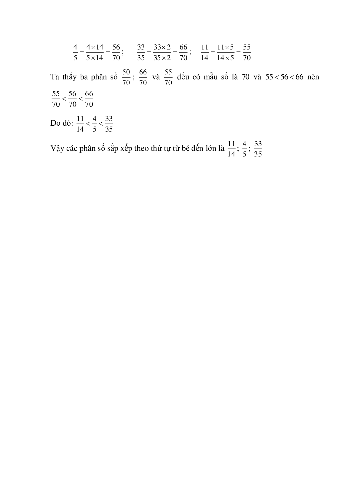 10 câu Trắc nghiệm Ôn tập so sánh hai phân số có đáp án 2023 – Toán lớp 5 (trang 5)