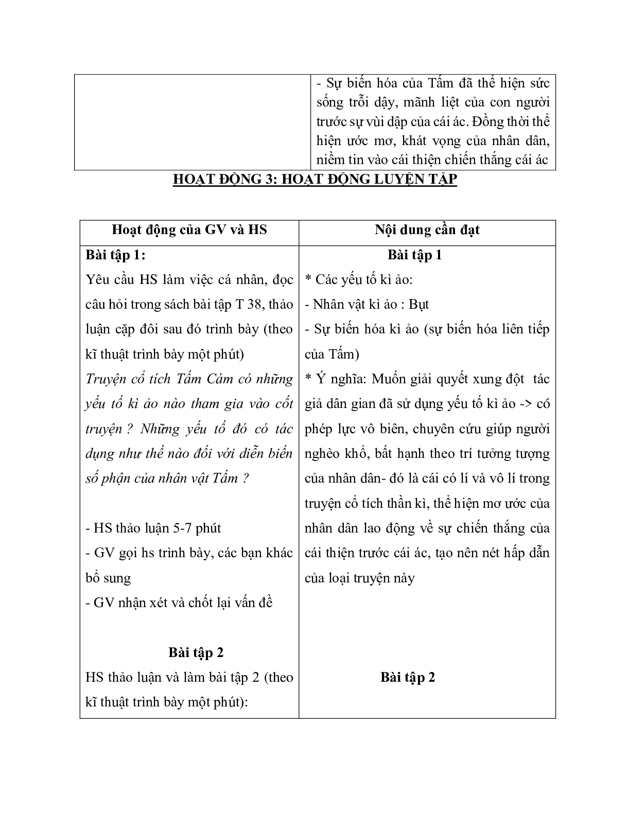 Giáo án ngữ văn lớp 10 Tiết 14, 15: Tấm Cám (trang 7)