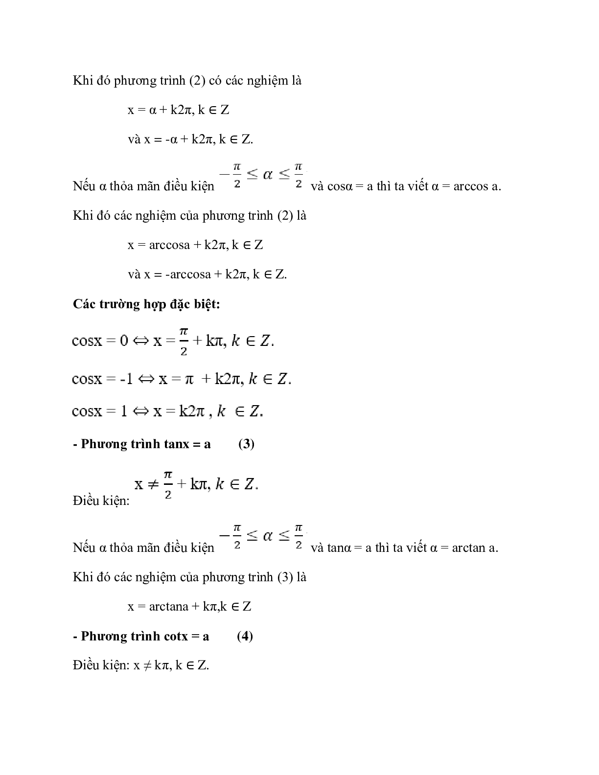 Chuyên đề Phương trình lượng giác 2023 hay, chọn lọc (trang 2)
