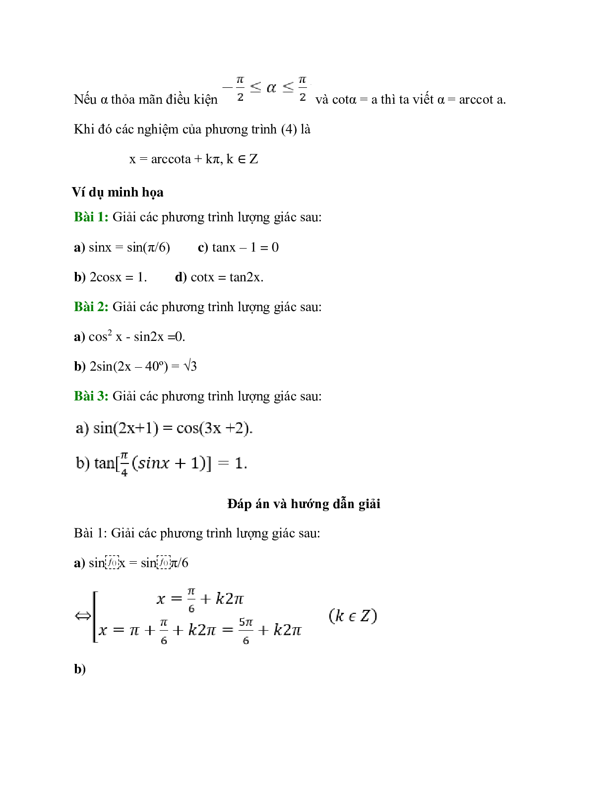 Chuyên đề Phương trình lượng giác 2023 hay, chọn lọc (trang 3)