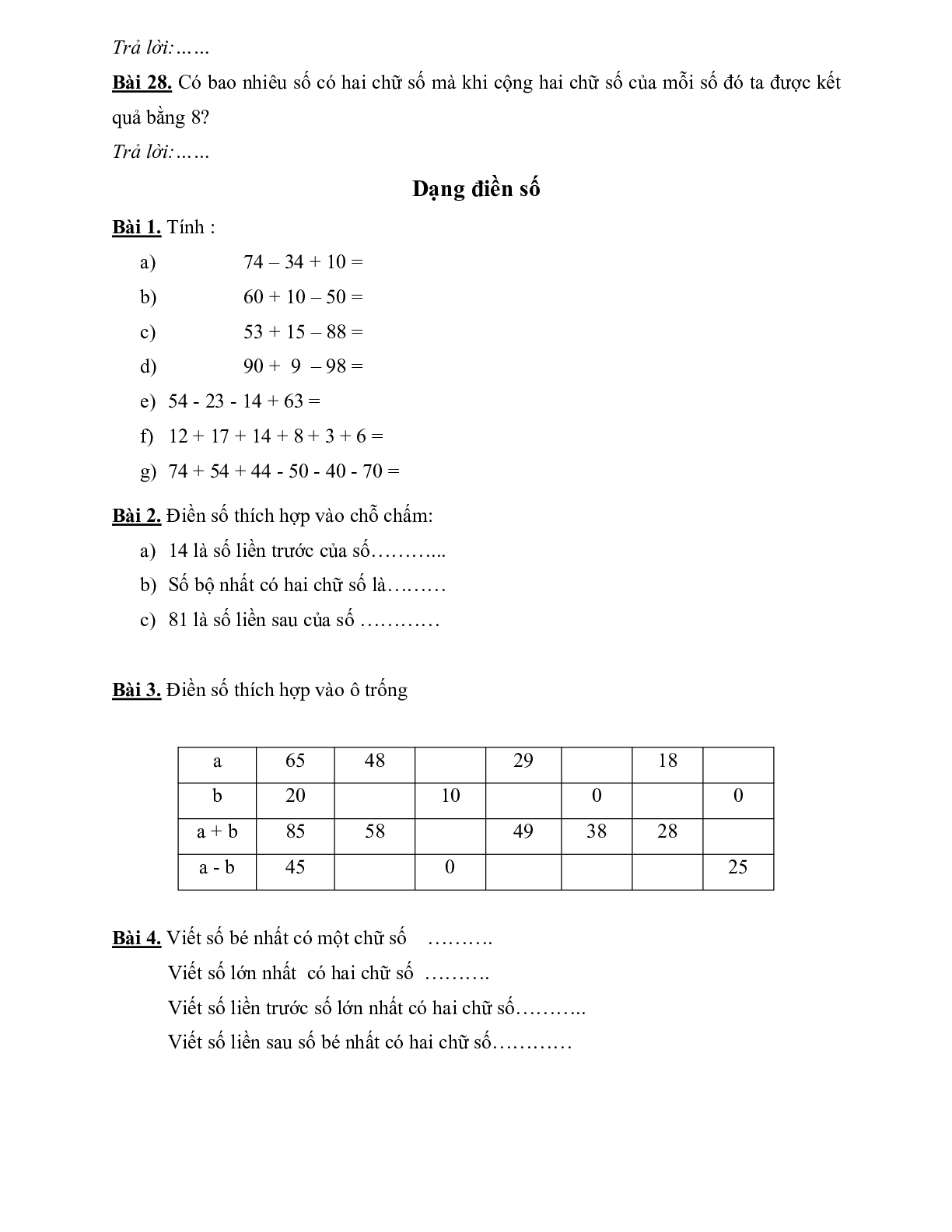 120 bài toán chọn lọc môn Toán lớp 1 (trang 4)