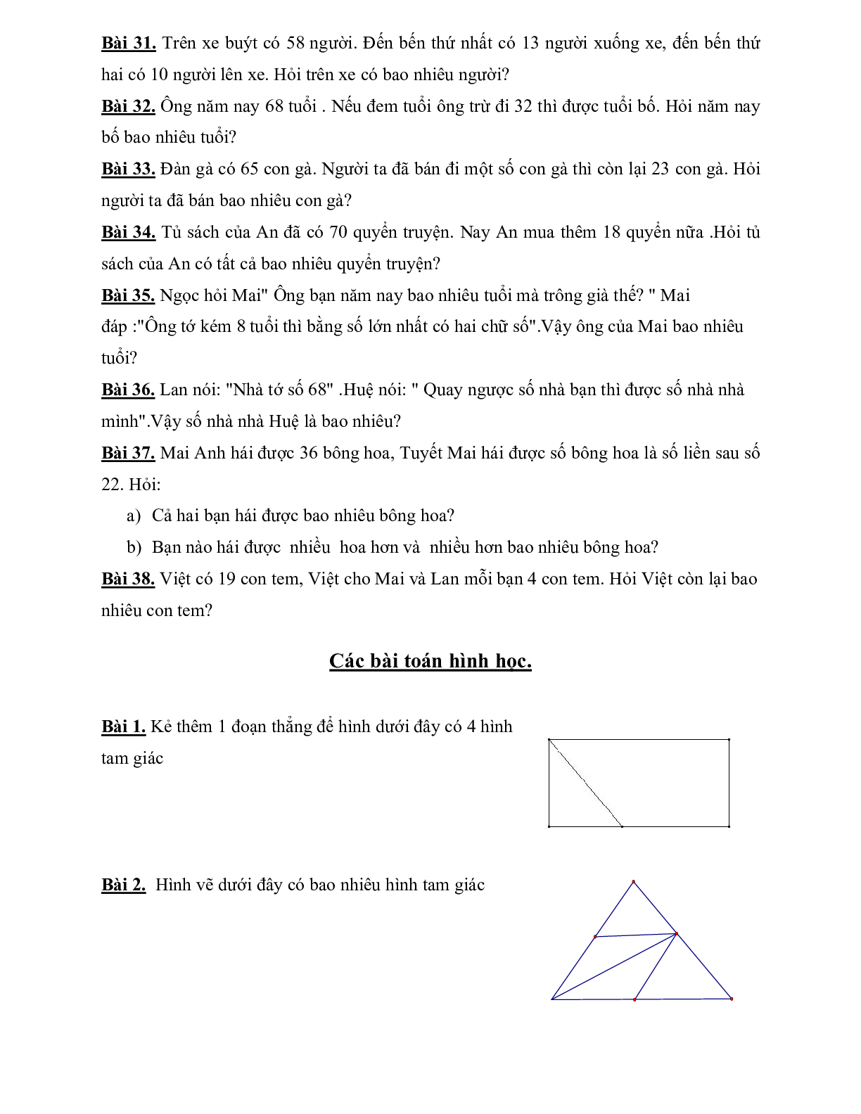 120 bài toán chọn lọc môn Toán lớp 1 (trang 9)