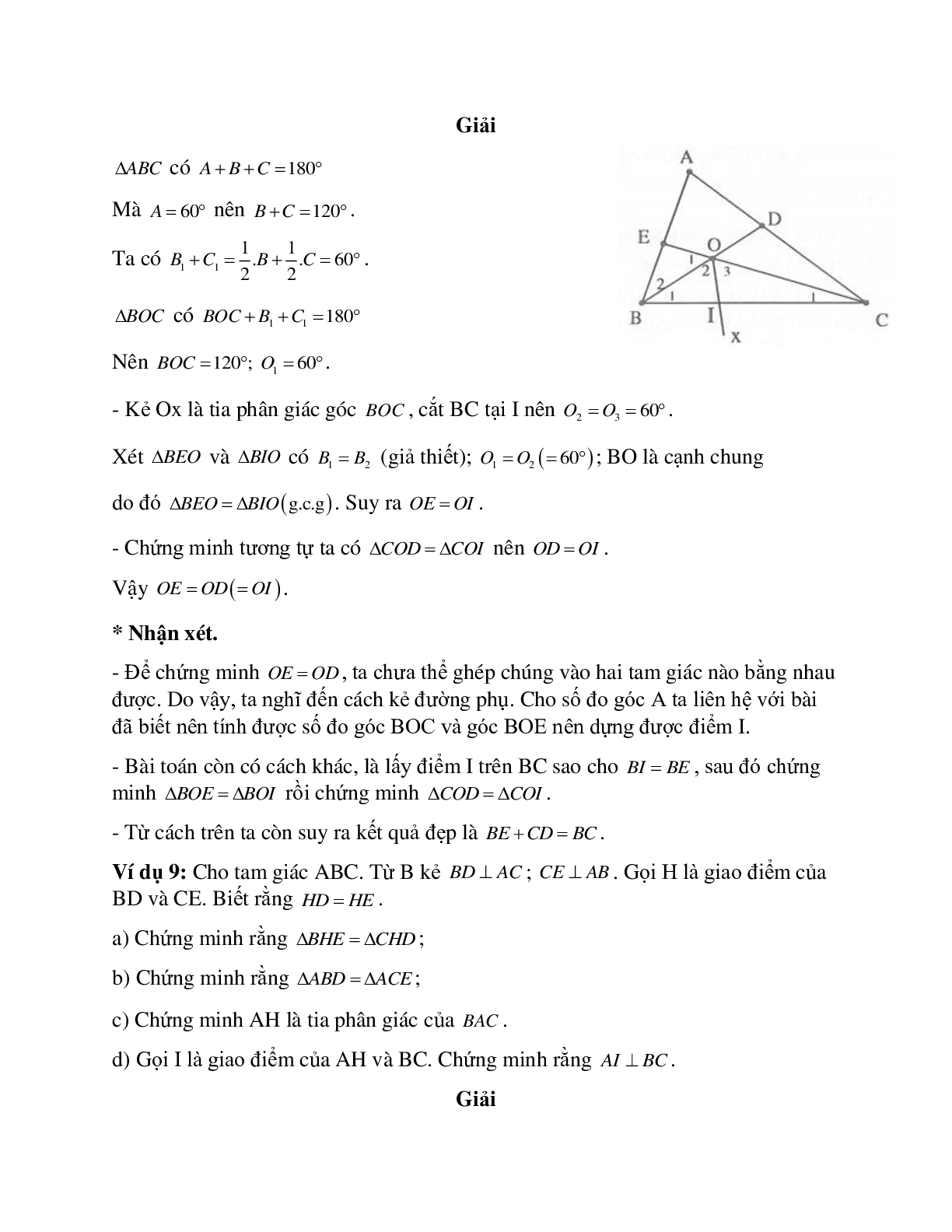 Tuyển tập những bài tập hay gặp về Hai tam giác bằng nhau hình học lớp 7 có lời giải (trang 8)