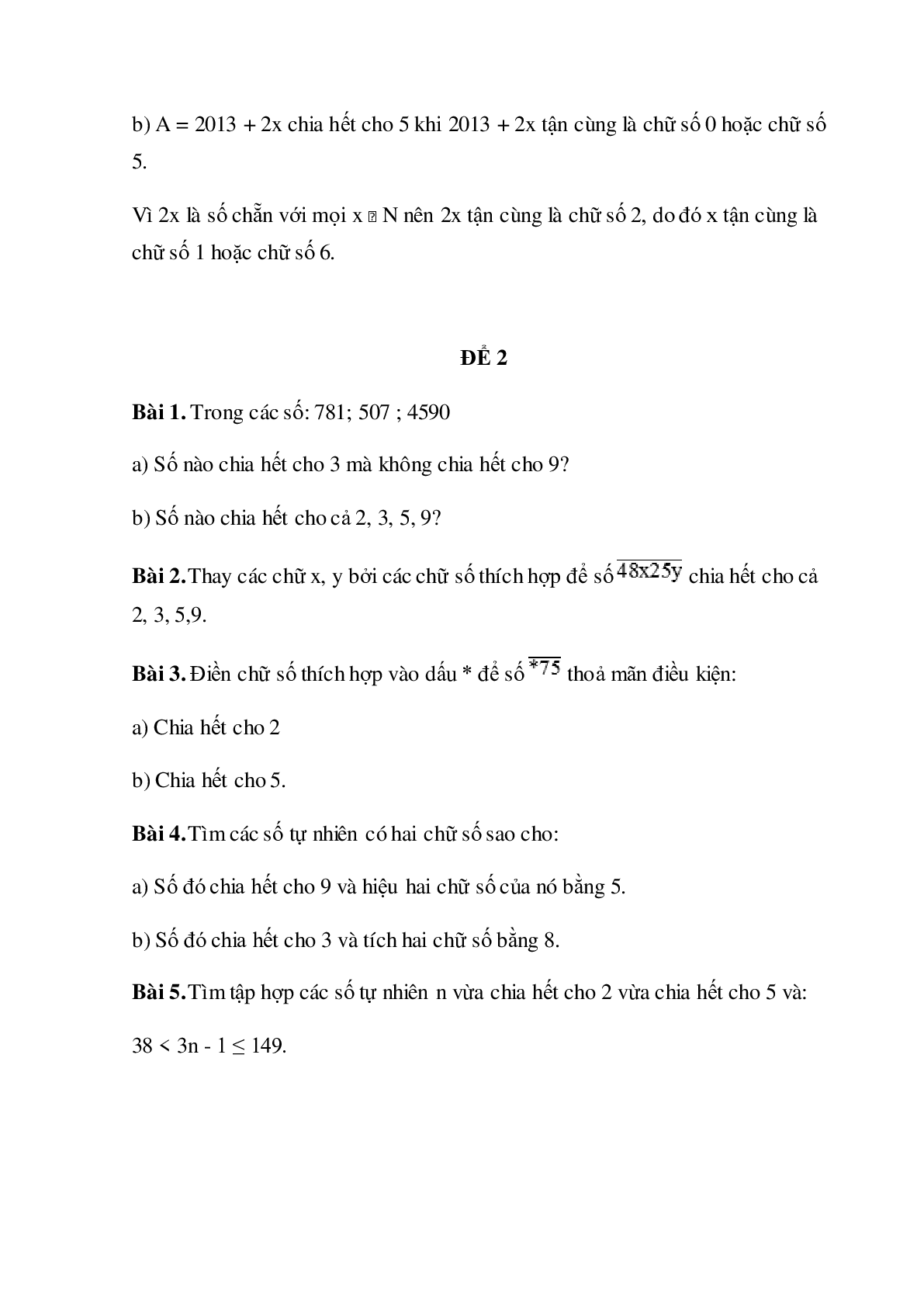 Bài tập cuối tuần Số học Toán lớp 6 tuần 7 có đáp án (trang 3)
