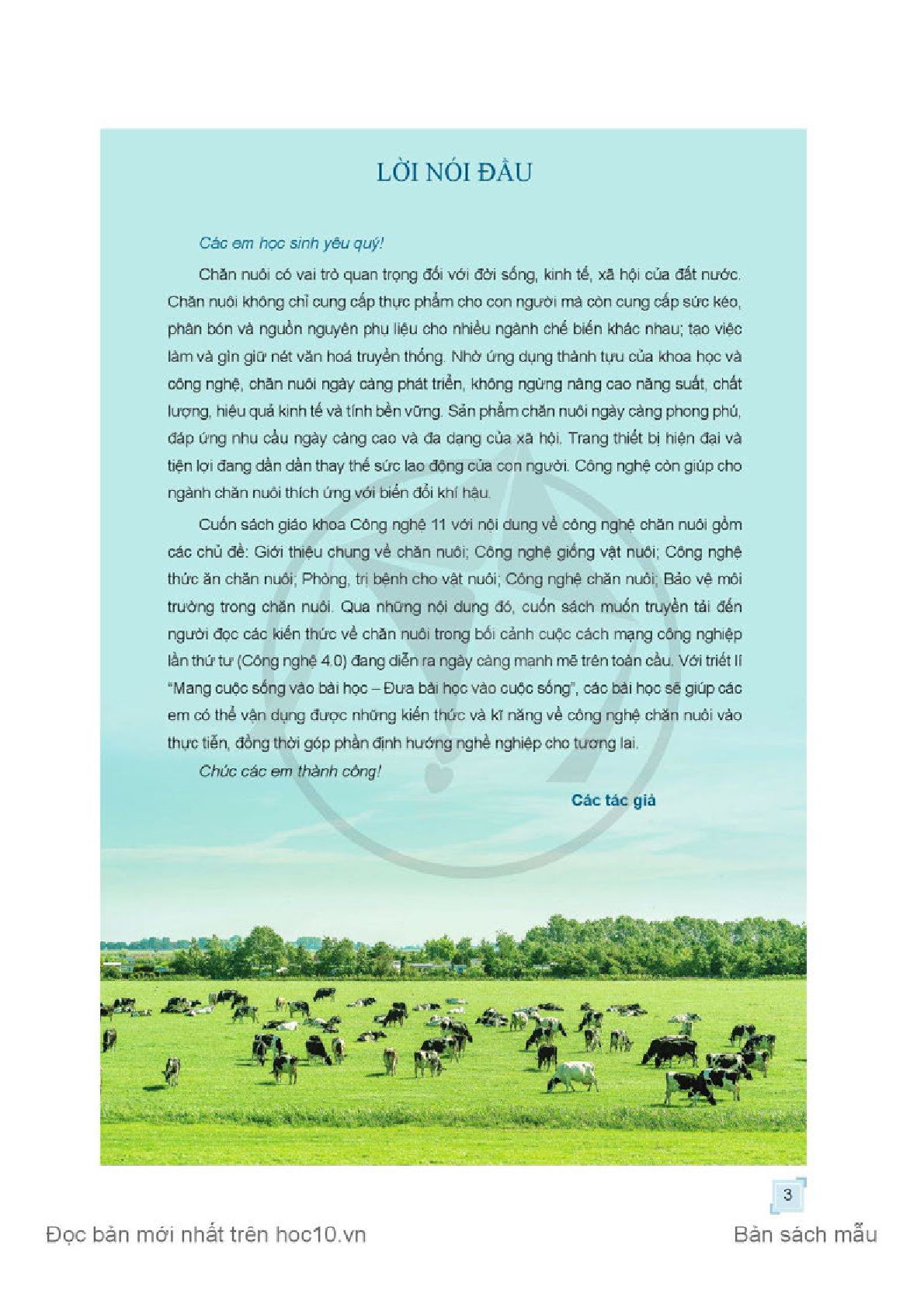 Công nghệ lớp 11 Công nghệ chăn nuôi Cánh diều pdf (trang 5)