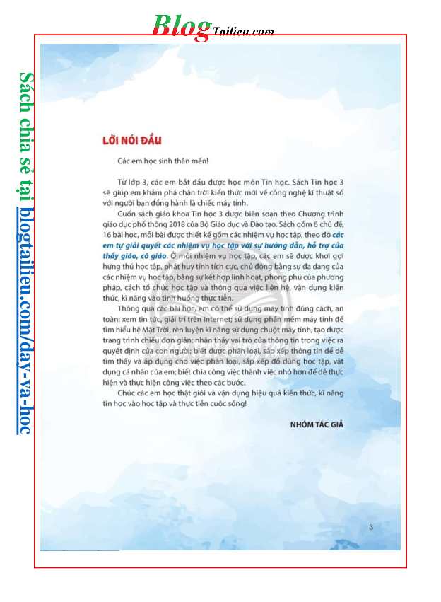 Tin học lớp 3 Chân trời sáng tạo pdf (trang 4)