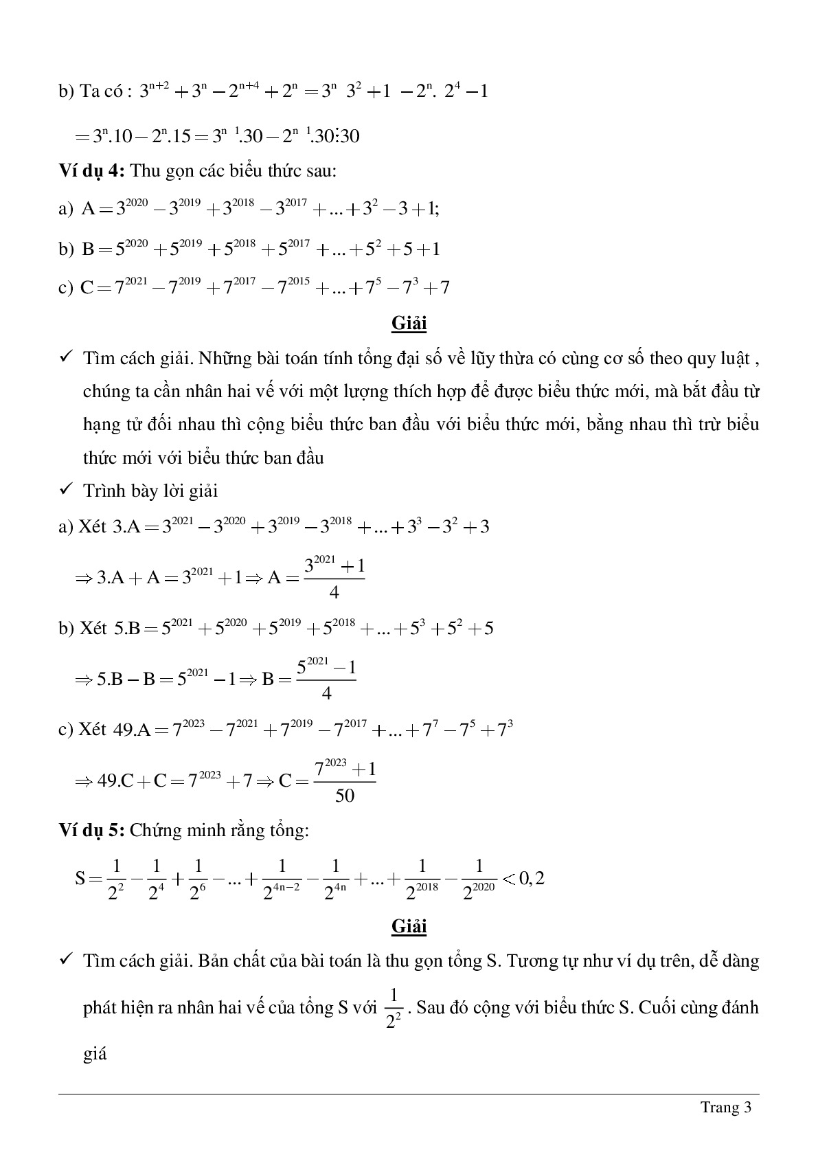 Lý thuyết và hệ thống bài tập tự luyện về Lũy thừa của một số hữu tỉ đại số lớp 7 chọn lọc (trang 3)