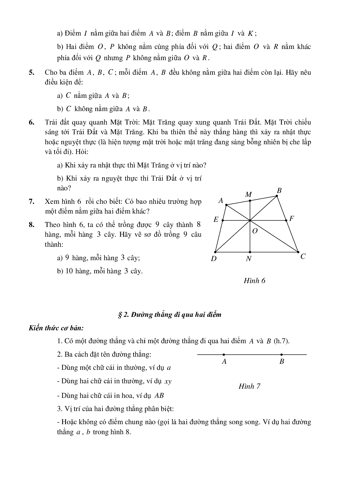 Chuyên đề nâng cao lớp 6 phần đoạn thẳng, góc (trang 4)