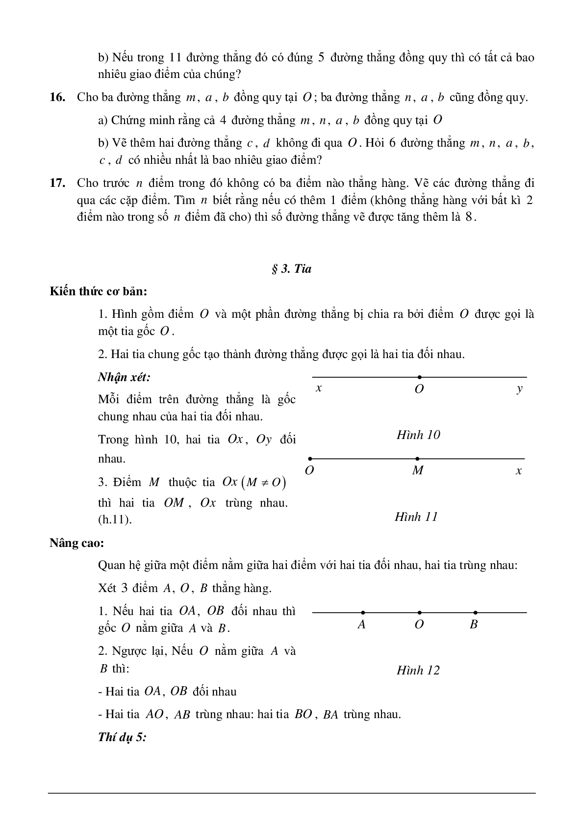 Chuyên đề nâng cao lớp 6 phần đoạn thẳng, góc (trang 7)