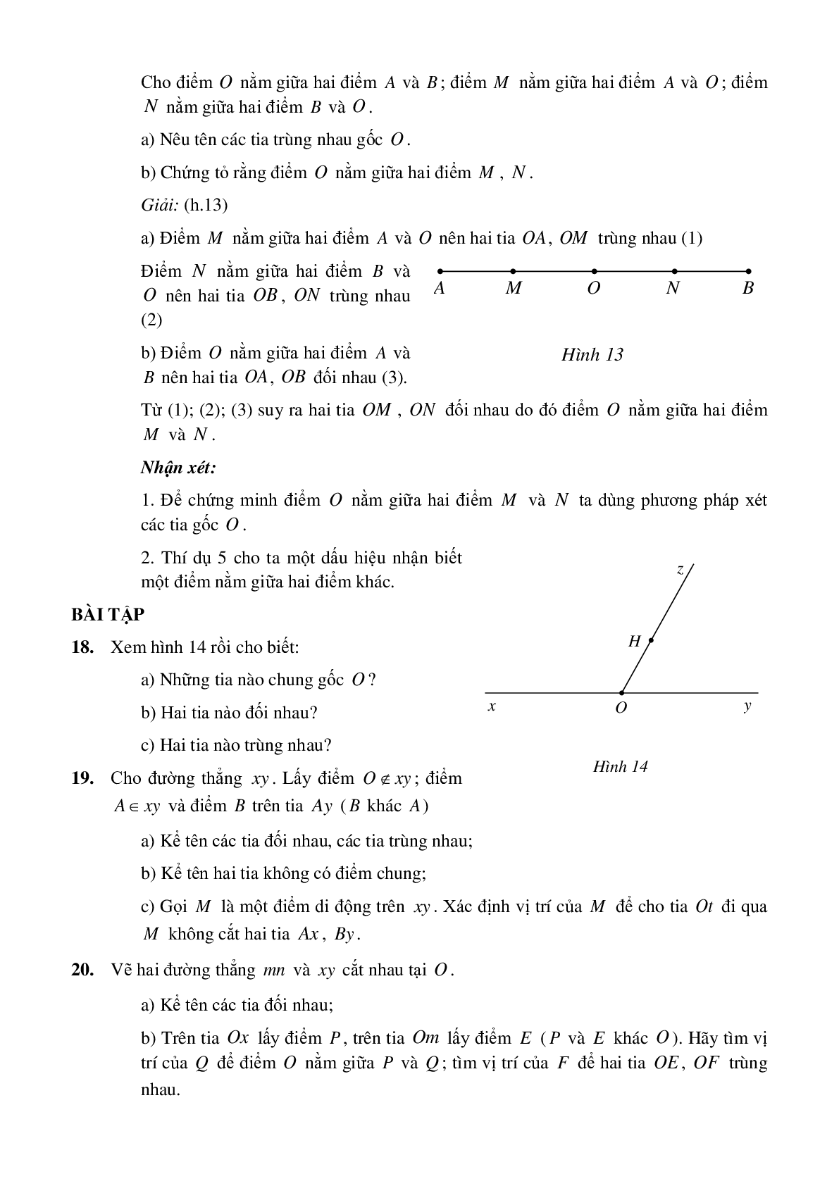 Chuyên đề nâng cao lớp 6 phần đoạn thẳng, góc (trang 8)