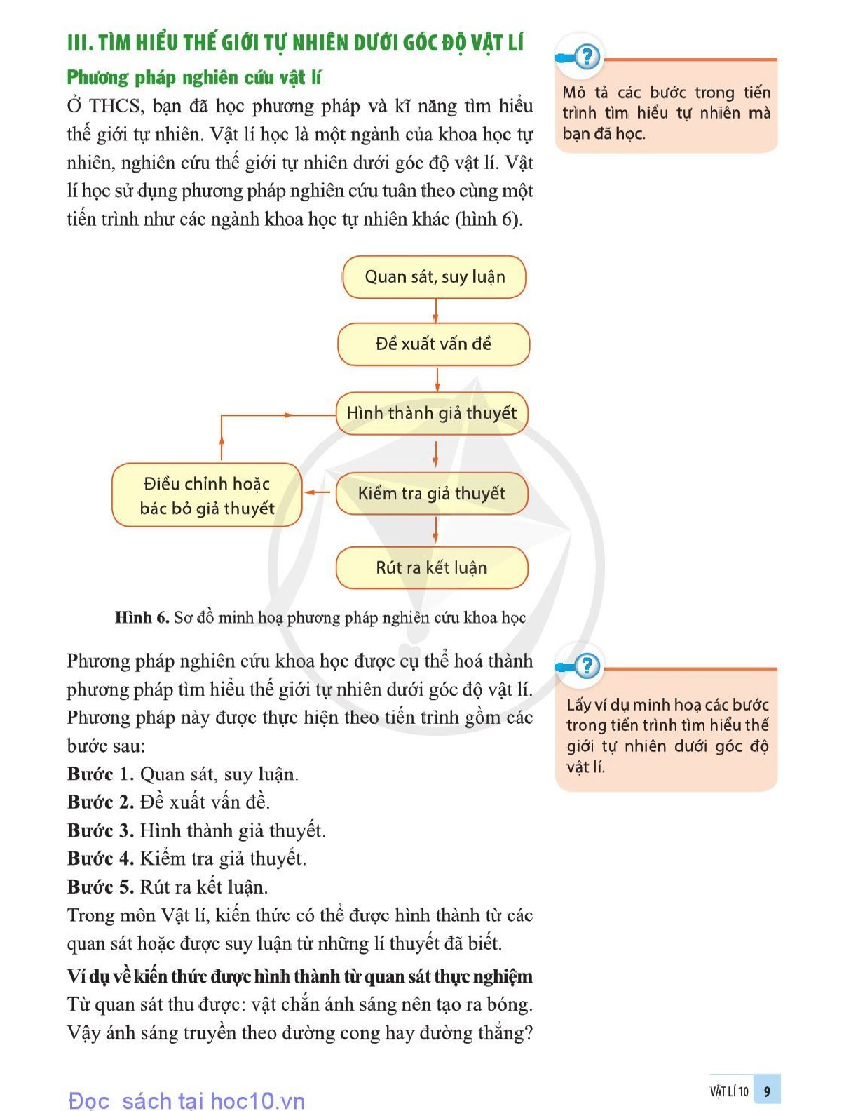 Vật lí lớp 10 Cánh diều pdf (trang 10)