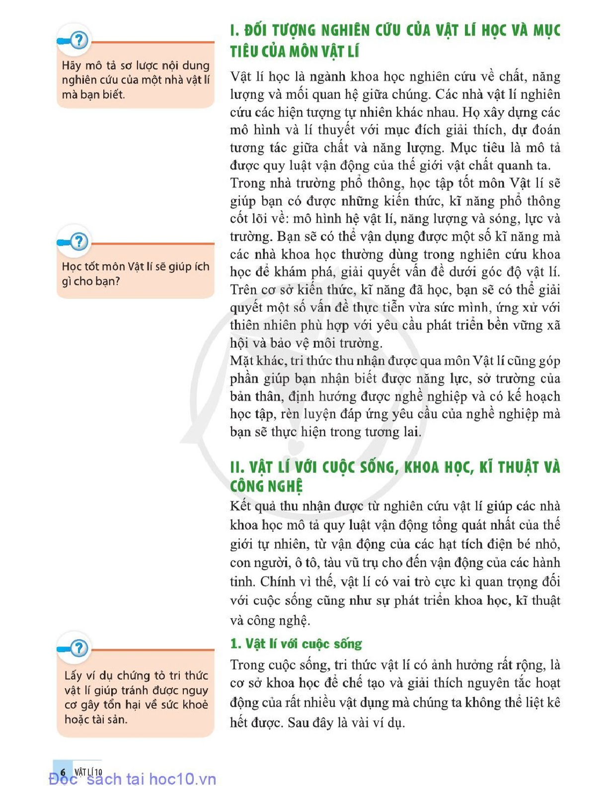Vật lí lớp 10 Cánh diều pdf (trang 7)
