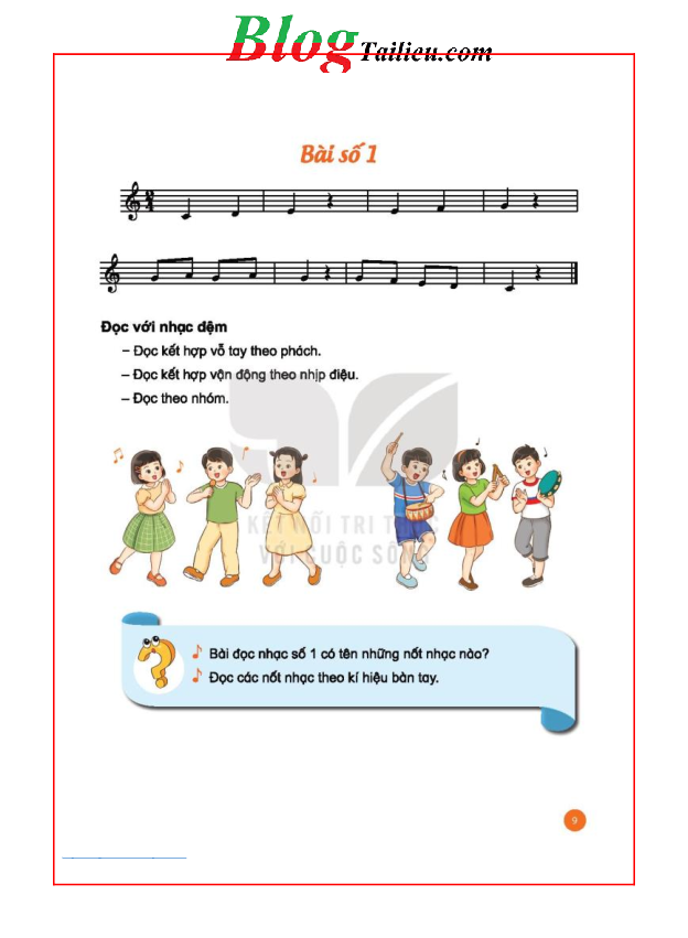 Âm nhạc lớp 3 Kết nối tri thức pdf (trang 10)
