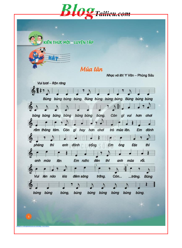 Âm nhạc lớp 3 Kết nối tri thức pdf (trang 7)