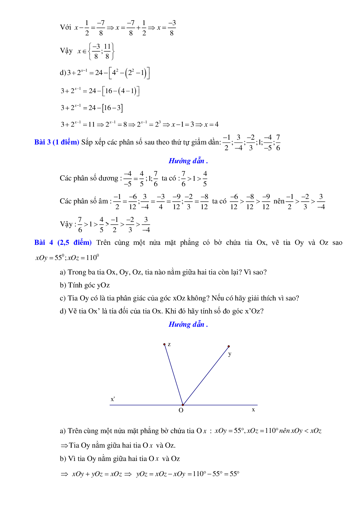 Bộ đề thi giữa kì 2 môn toán lớp 6 (trang 4)