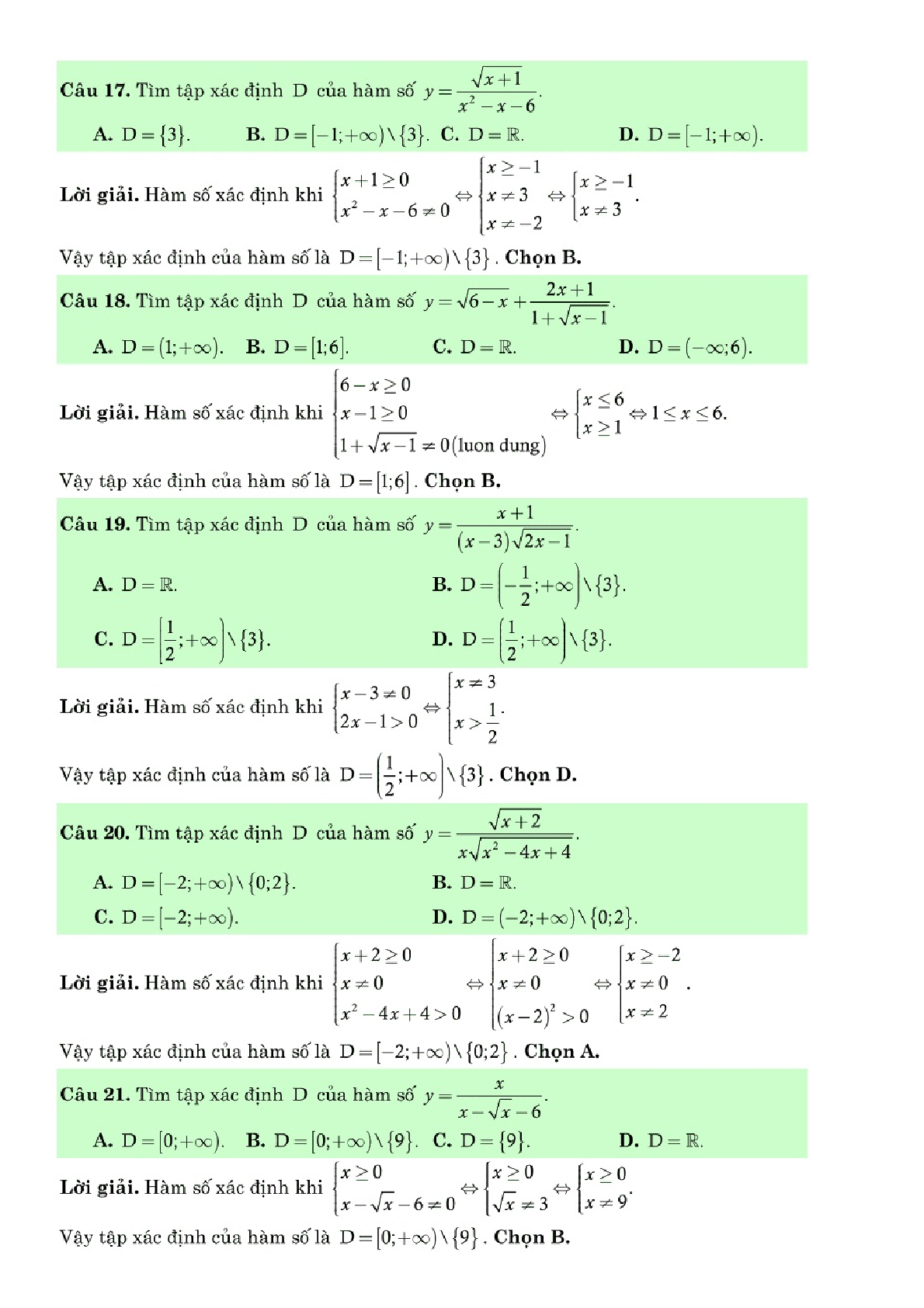 Phương pháp giải những dạng toán hàm số bậc nhất và bậc hai lớp 10 (trang 6)