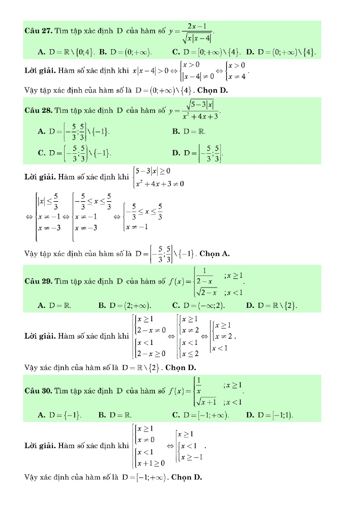 Phương pháp giải những dạng toán hàm số bậc nhất và bậc hai lớp 10 (trang 8)