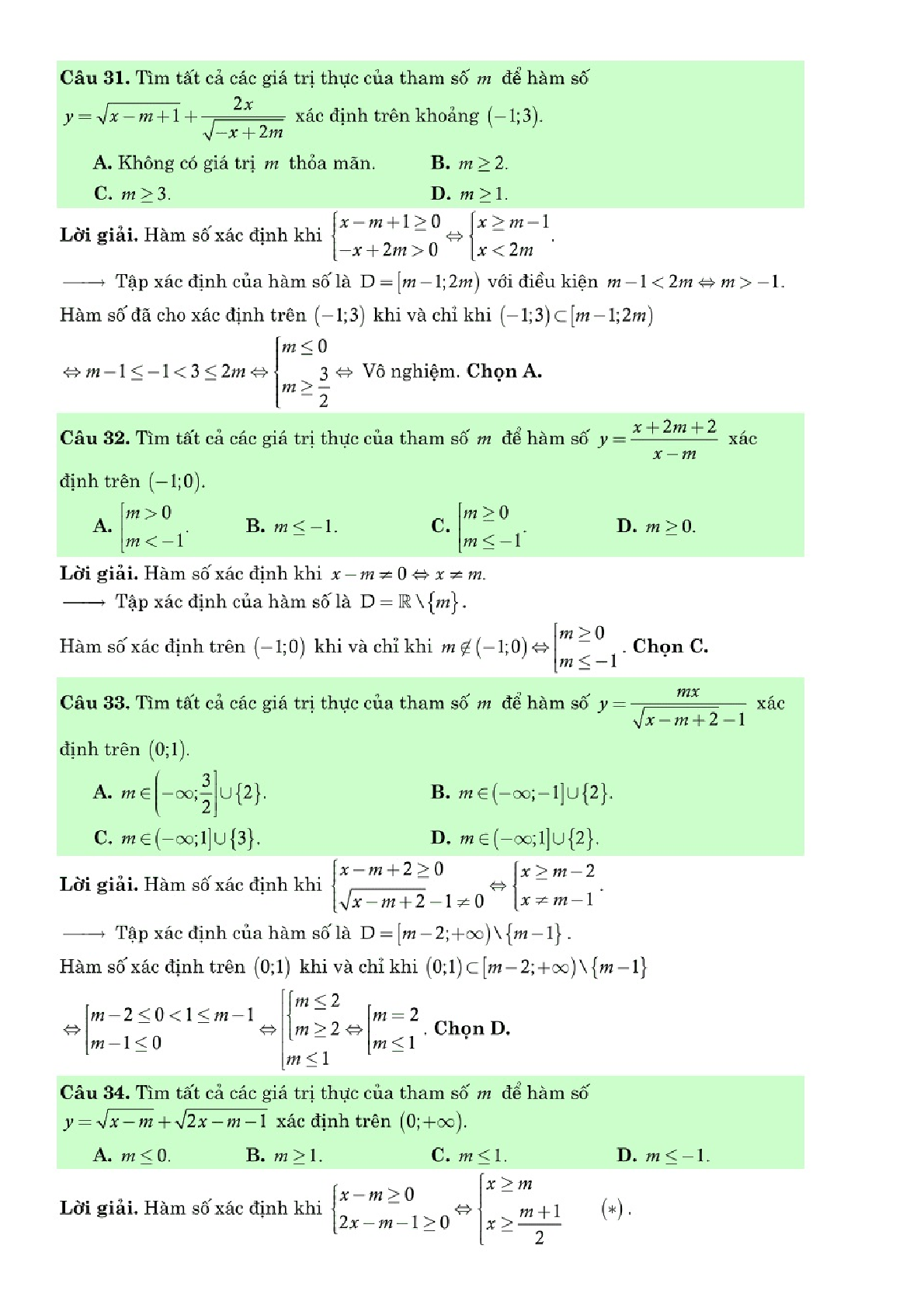 Phương pháp giải những dạng toán hàm số bậc nhất và bậc hai lớp 10 (trang 9)