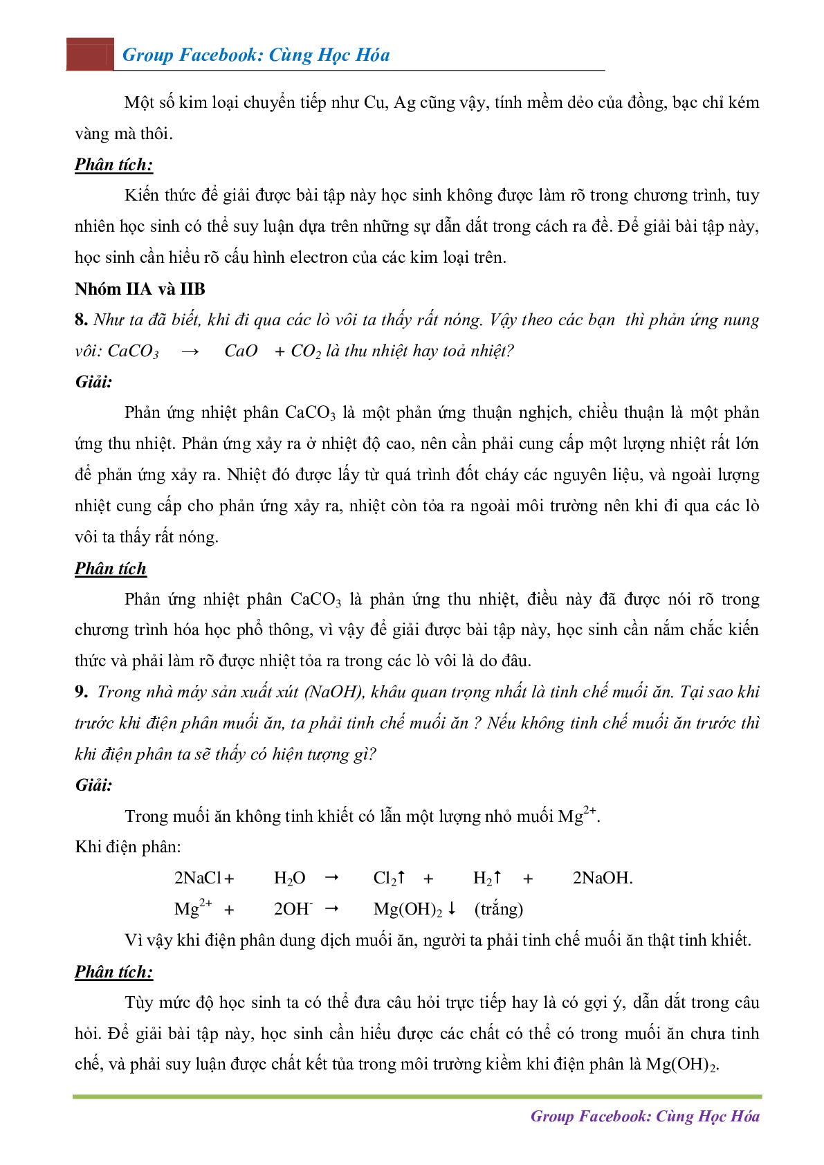 Bài tập thực tiễn môn Hóa học lớp 12 (trang 5)