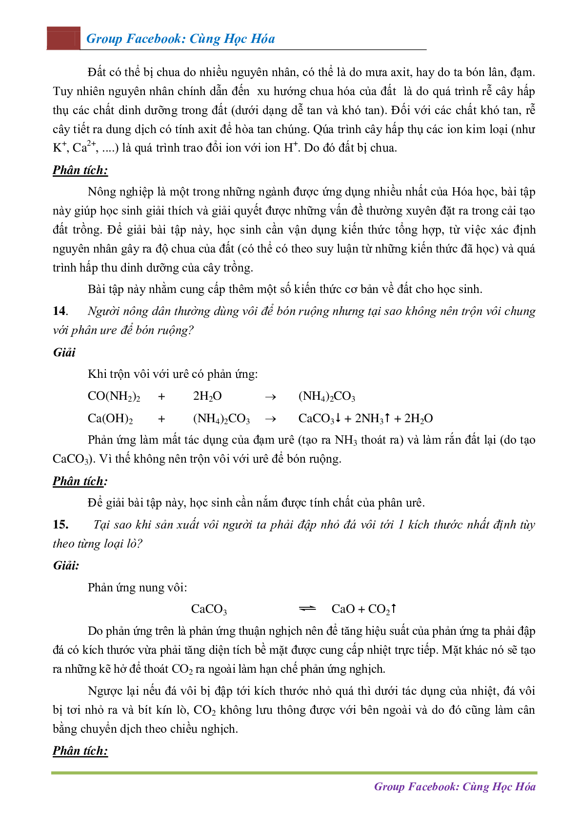 Bài tập thực tiễn môn Hóa học lớp 12 (trang 8)