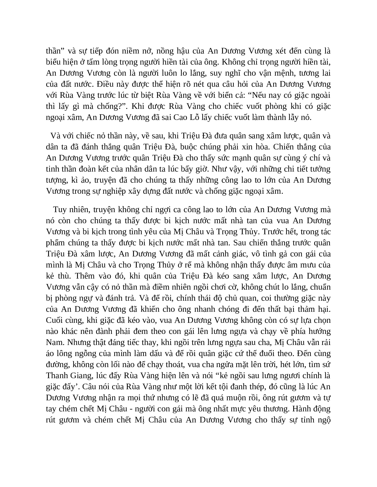 Sơ đồ tư duy bài Truyện An Dương Vương và Mị Châu – Trọng Thủy dễ nhớ, ngắn nhất - Ngữ văn lớp 10 (trang 9)