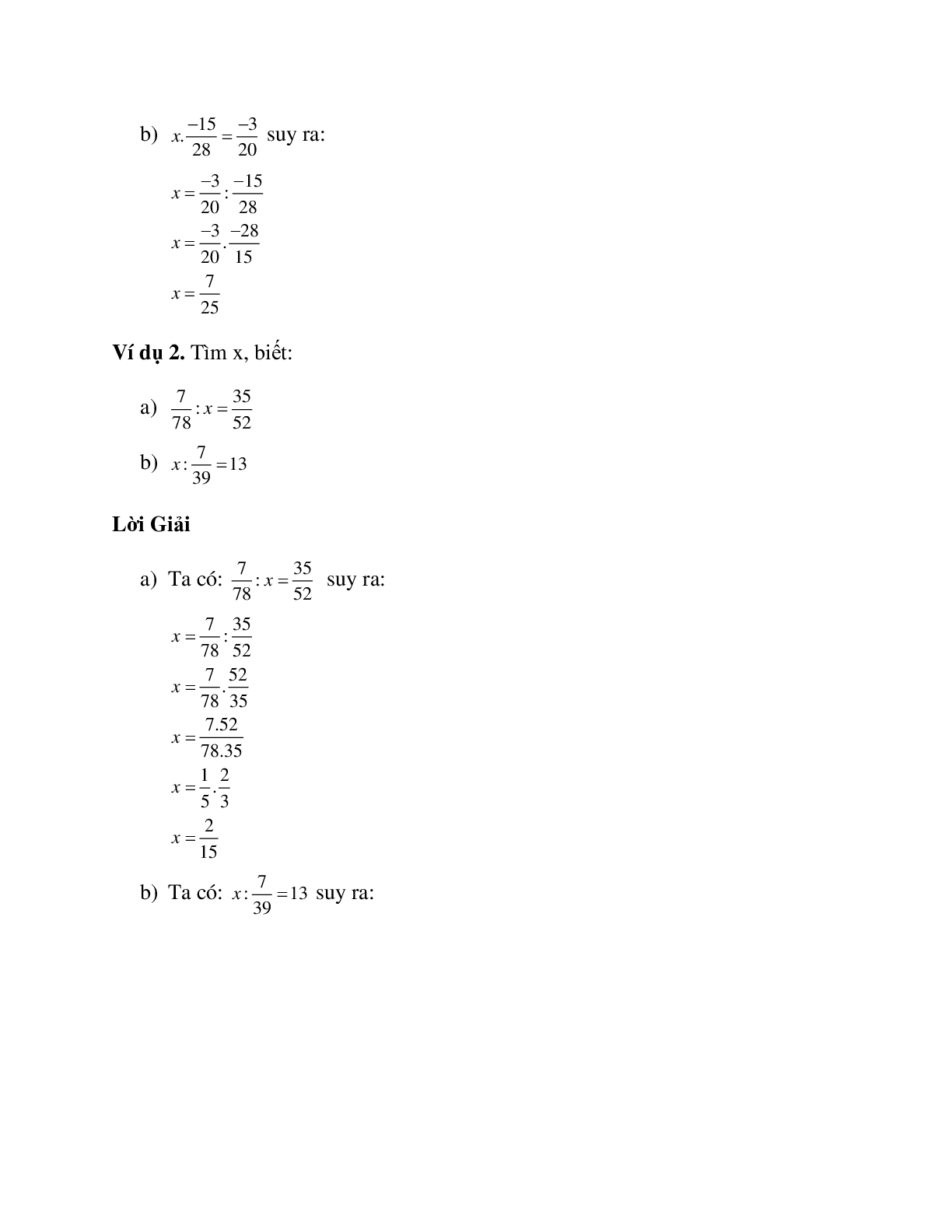 Hệ thống bài tập về phép chia hai phân số có lời giải (trang 4)