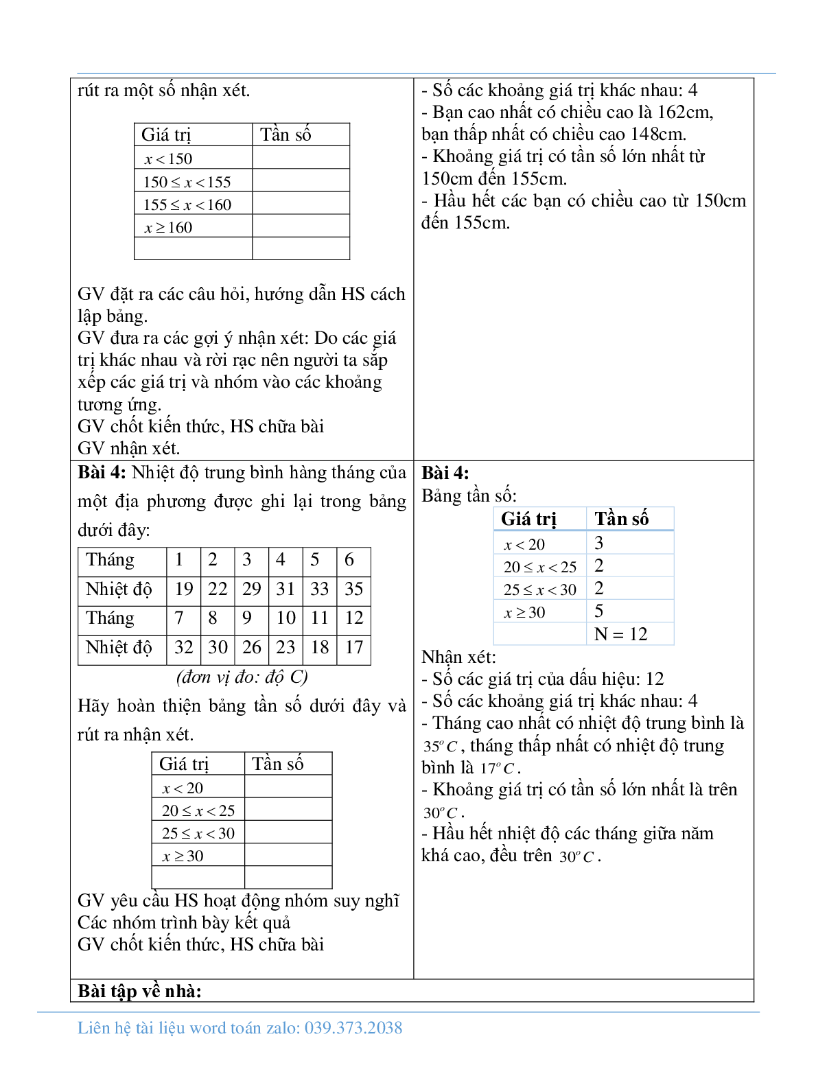 Giáo án dạy thêm lớp 7 học kì 2 (trang 7)