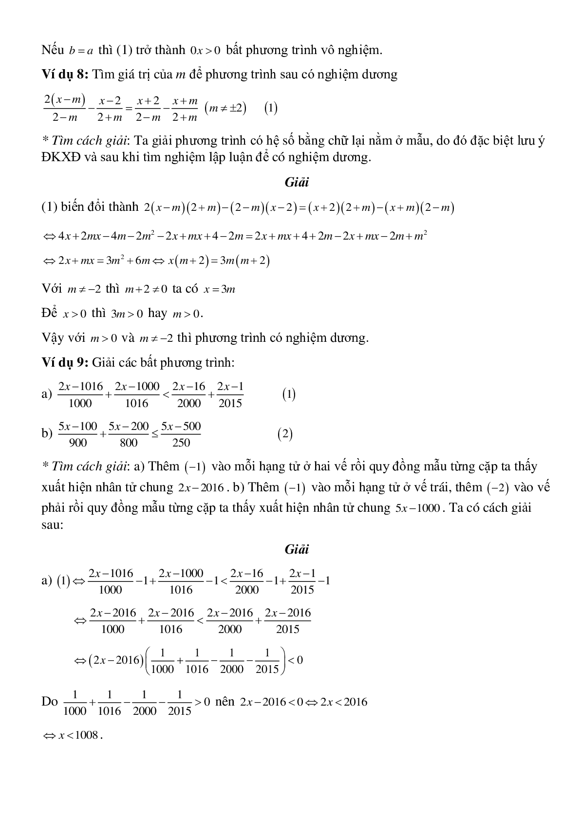 Bất phương trình bậc nhất một ẩn - Đại số toán 8 (trang 6)