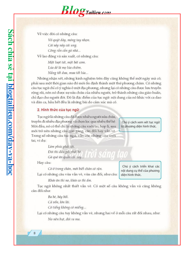 Chuyên đề học tập Ngữ văn 10 Chân trời sáng tạo pdf (trang 9)