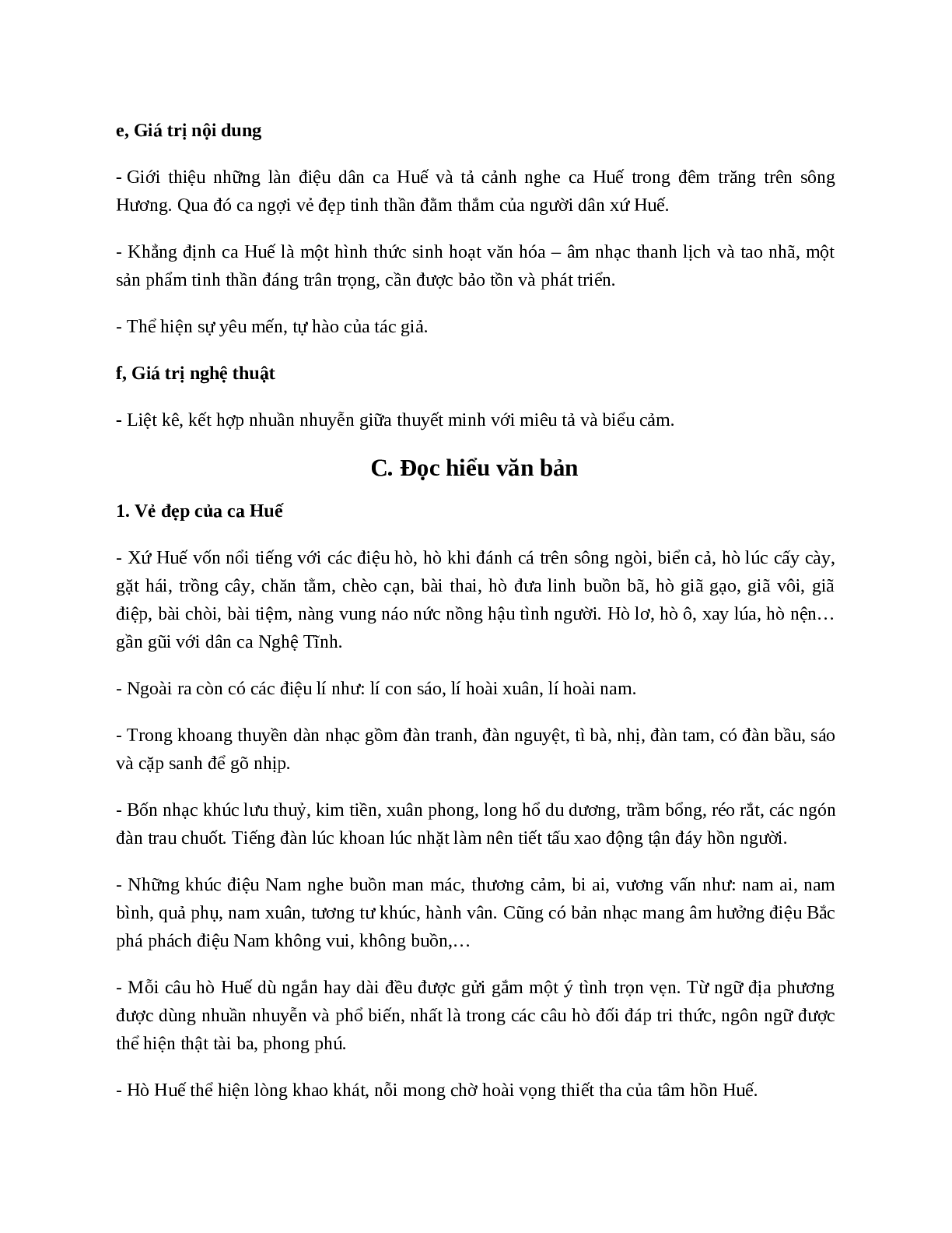 Ca Huế trên sông Hương - Tác giả tác phẩm - Ngữ văn lớp 7 (trang 2)