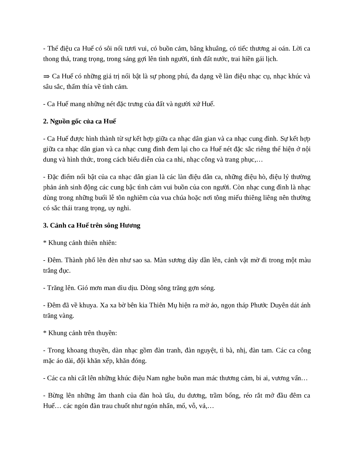 Ca Huế trên sông Hương - Tác giả tác phẩm - Ngữ văn lớp 7 (trang 3)